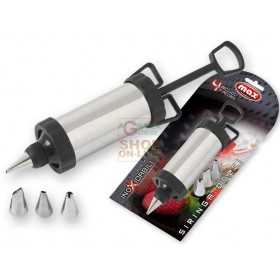 MAX SWEET SYRINGE INOX 4 STEEL SPOUTS