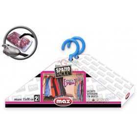 MAX EASY SPACE HANGERS SET 2 SAC.55X90CM