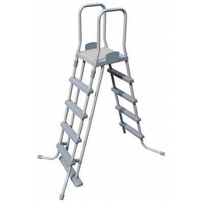 BESTWAY DOUBLE LADDER ASCENT FOR POOLS HEIGHT CM. 132 MOD. 58160