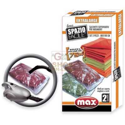 MAX SPAZIO FACILE SAC.EXTRALARGE 2PZ 80X100 