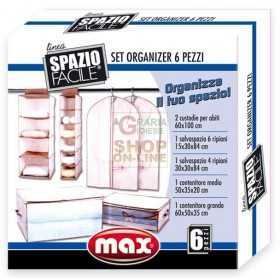 MAX EASY SPACE SET ORGANIZER 6 PIECES