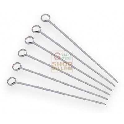 MAX SPIEDINI CROMATI - 6PZ/BLISTER 