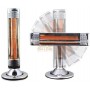 MAX STUFA AL CARBONIO ROTANTE 900W 