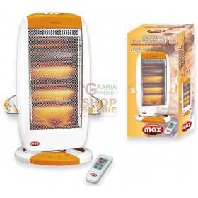 MAX 1800 W HALOGEN STOVE WITH REMOTE CONTROL