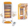 MAX STUFA ALOGENA 1800 W CON TELECOMANDO 