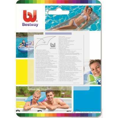 BESTWAY TOPPE DI RIPARAZIONE STRONG 10 PZ INCL. 62068 