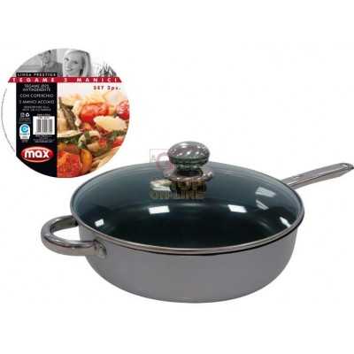 MAX PAN 25CM ANTIAD. C / COP. 2M / INOX
