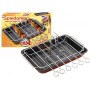 MAX TRAY WITH GRID AND 6 Skewers