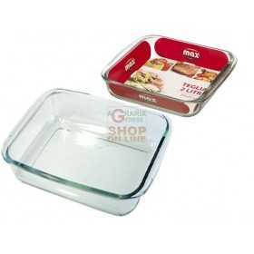 MAX SQUARE TRAY 1.8LT DIM. 24.9X22CM