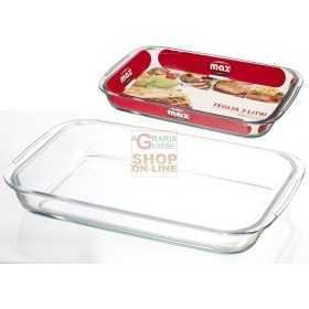 MAX RECTANGULAR TRAY 2.9LT DIM.39X24X6 CM