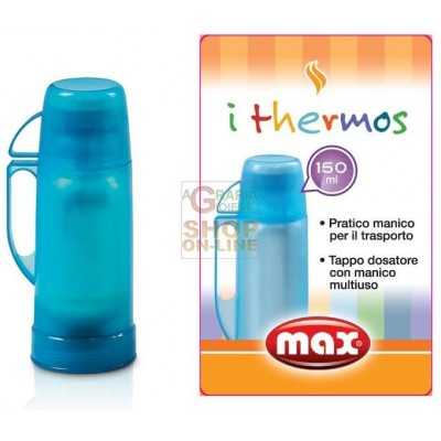 MAX THERMOS 150ML ASSORTED COLORS 35PZ