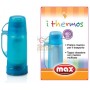 MAX THERMOS 150ML ASSORTED COLORS 35PZ