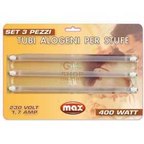 MAX HALOGEN TUBES FOR STOVES 3 PCS