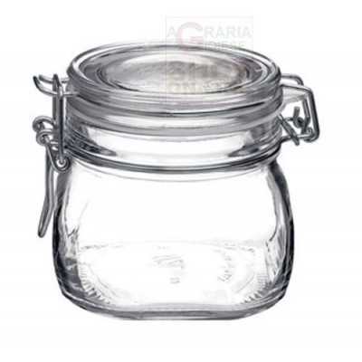 MAX GLASS JAR WITH SEALED CLOSURE DIAM. CM. 10