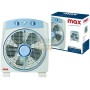 MAX VENTILATORE DA TAVOLO QUADRATO BOX FAN CON TIMER 