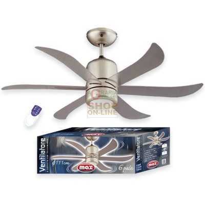 MAX CEILING FAN 6 BLADES AND TELECOM.