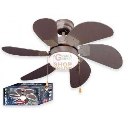 MAX CEILING FAN 6 BLADES, DIA 76CM
