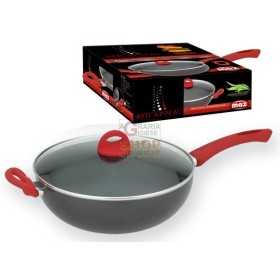 MAX WOK 28CM C / COP. RED APPEAL GLASS