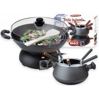 MAX WOK ELECTRIC WITH FONDUE PARTY IN TAV.