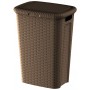 MAZZEI CINDY LINEN CONTAINER WITH TAUPE LID liters 50 cm.