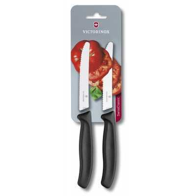 VICTORINOX WAVY TABLE KNIVES IN BLISTER 2 PCS