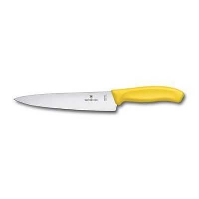 VICTORINOX COLTELLO DA CUCINA MANICO IN FIBROX COLORE GIALLO 