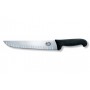VICTORINOX COLTELLO DA MACELLO ALVEOLATO MANICO IN FIBROX CM.