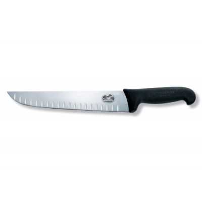 VICTORINOX COLTELLO DA MACELLO ALVEOLATO MANICO IN FIBROX CM.