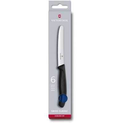 VICTORINOX COLTELLO DA TAVOLA ONDULATO MANICO BLU pz. 6 