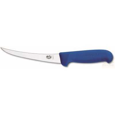 VICTORINOX KNIFE SHEARING CURVED BLADE CM. 15 WITH BLUE FIBROX