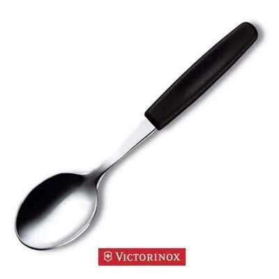 VICTORINOX SPOON WITH BLACK HANDLE