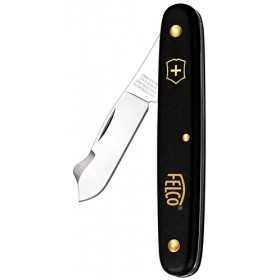 VICTORINOX FELCO COLTELLO PER INNESTO LAMA CURVA NERO 