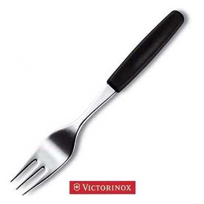 VICTORINOX FORCHETTINA PER DOLCI MANICO NERO 