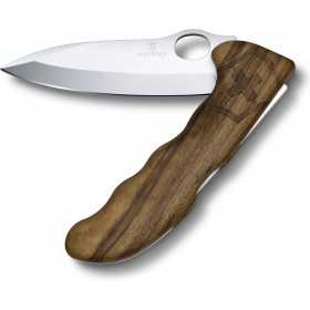 VICTORINOX HUNTER PRO WOOD HUNTING KNIFE WITH WOODEN HANDLE
