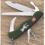 VICTORINOX HUNTER GREEN OLIVE MULTIPURPOSE KNIFE FOR HUNTING
