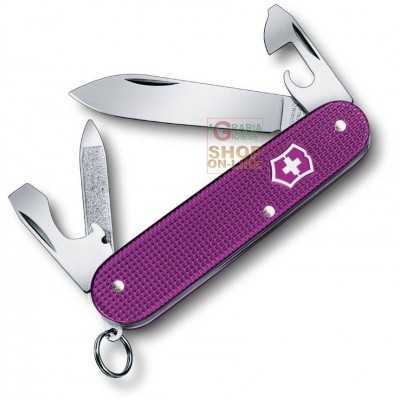 VICTORINOX MULTIPURPOSE CADET MM. 84 CHEEKS ALOX STEEL PURPLE