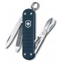 VICTORINOX MULTIPURPOSE CLASSIC MM. 58 CHEEKS ALOX STEEL BLUE