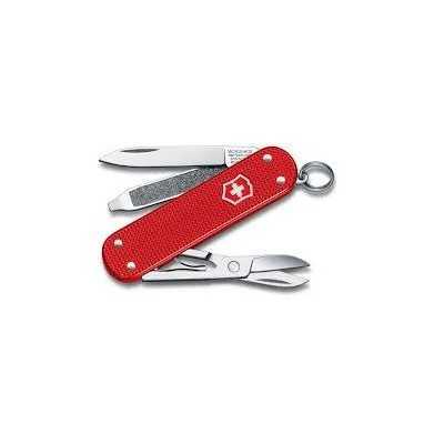 VICTORINOX MULTIUSO CLASSIC MM. 58 GUANCE ALOX STEEL ROSSO