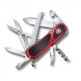 VICTORINOX MULTIUSO EVOGRIP S 17 GUANCIALI ROSSE NERE MM. 85 