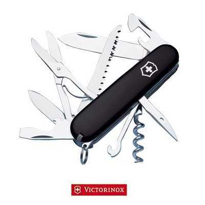 VICTORINOX MULTIUSO HUNTSMAN GUANCIALI NERE 1.3713.3 