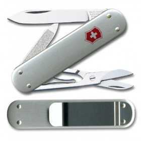 VICTORINOX MULTIPURPOSE MONEY CLIP GUANE ALOX SILVER