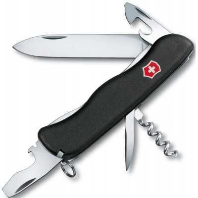 VICTORINOX MULTIPURPOSE NOMAD BLACK WITH SAFETY BLADE LOCK
