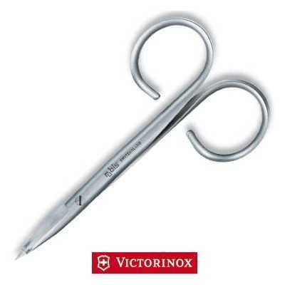 VICTORINOX STAINLESS STEEL TWEEZERS IN THE SHAPE OF A SCISSOR