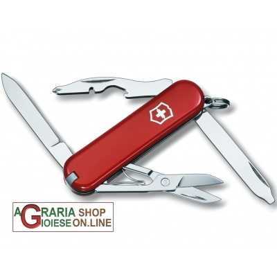 VICTORINOX RAMBLER KNIFE KEYCHAIN MULTIPURPOSE RED COLOR MM. 58