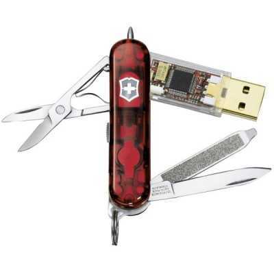 VICTORINOX SECURE 16GB LED WHITE 4.6026.TG16F
