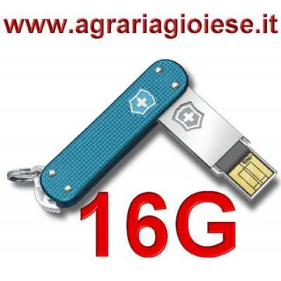 VICTORINOX SLIM 16GB BLUE