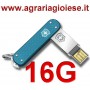 VICTORINOX SLIM 16GB BLUE