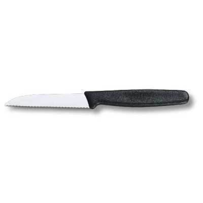 VICTORINOX SPELUCCHINI MANICO NERO ONDULATO 