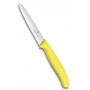 VICTORINOX SPELUCCHINO WAVY BLADE STAINLESS STEEL YELLOW HANDLE