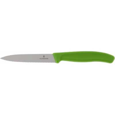 VICTORINOX SPELUCCHINO CORRUGATED STAINLESS STEEL GREEN HANDLE